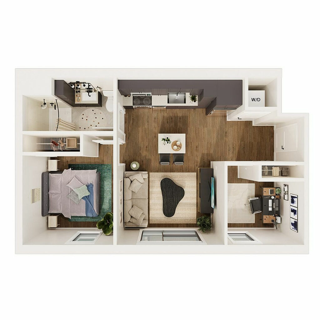 1 Bedroom + Den